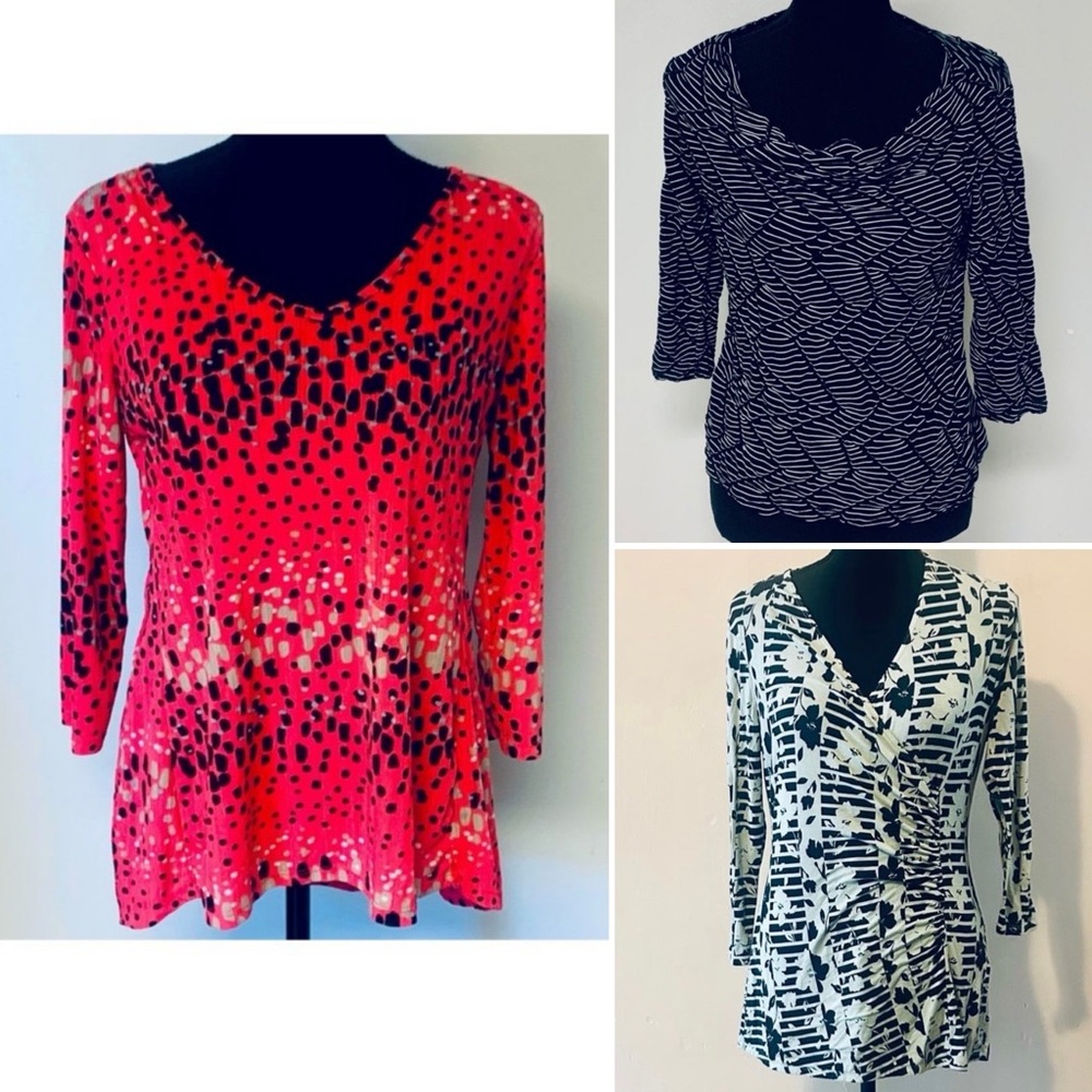 3 Dana Buchman Tops